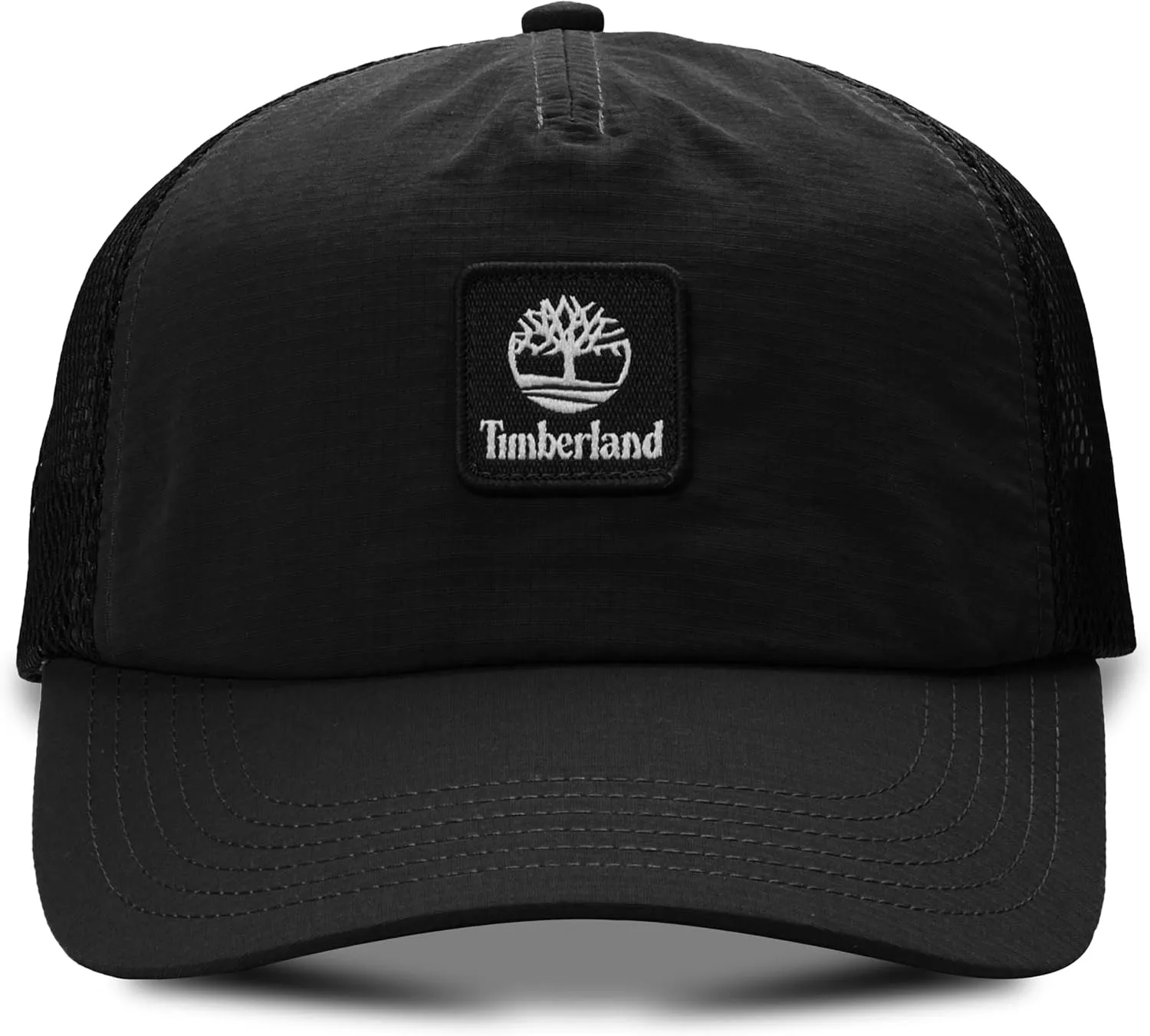 Timberland Trucker Hat, Soft Structured Baseball Cap, Adjustable Mesh Back, Curved Brim, Breathable & Lightweight – One Size