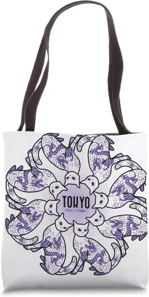 Tokyo Cat Tote Bag