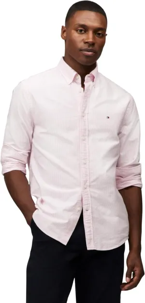 Tommy Hilfiger Long Sleeve Oxford Regular Fit, Men's Button Down Shirts, Also Available in Big and Tall