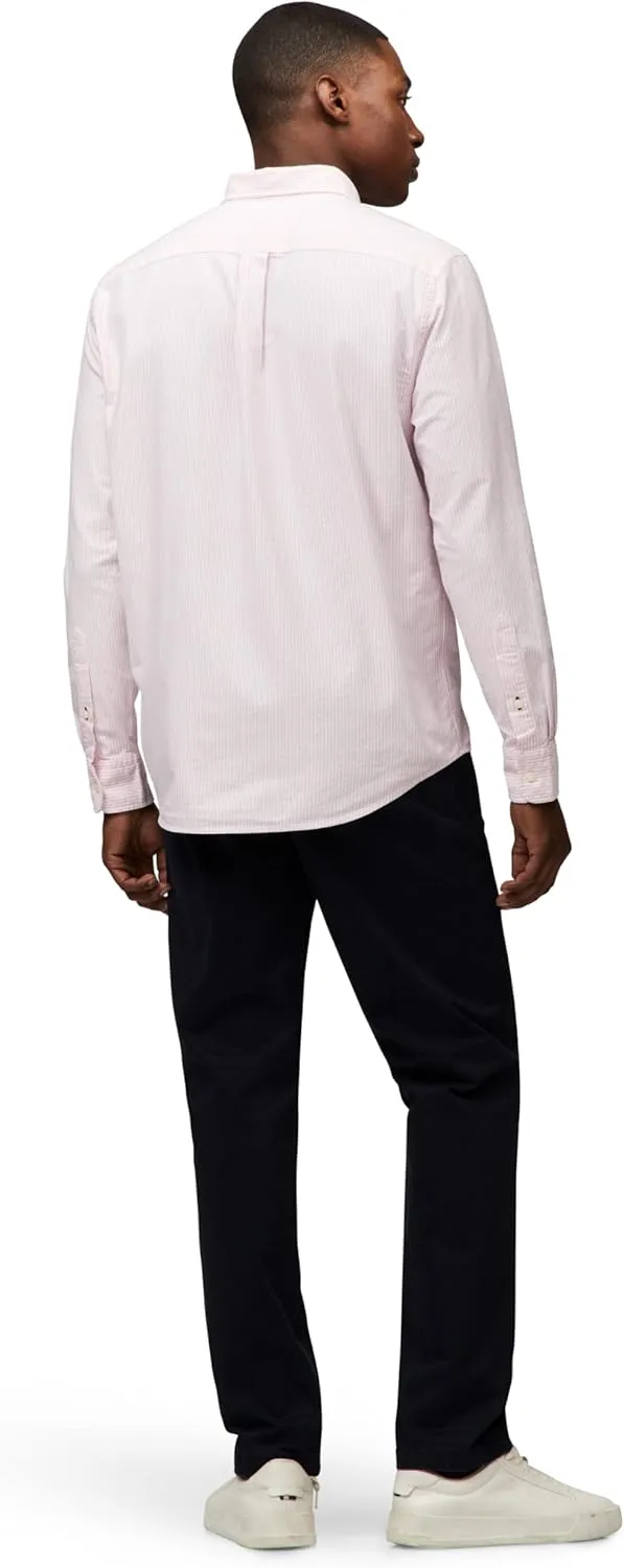 Tommy Hilfiger Long Sleeve Oxford Regular Fit, Men's Button Down Shirts, Also Available in Big and Tall