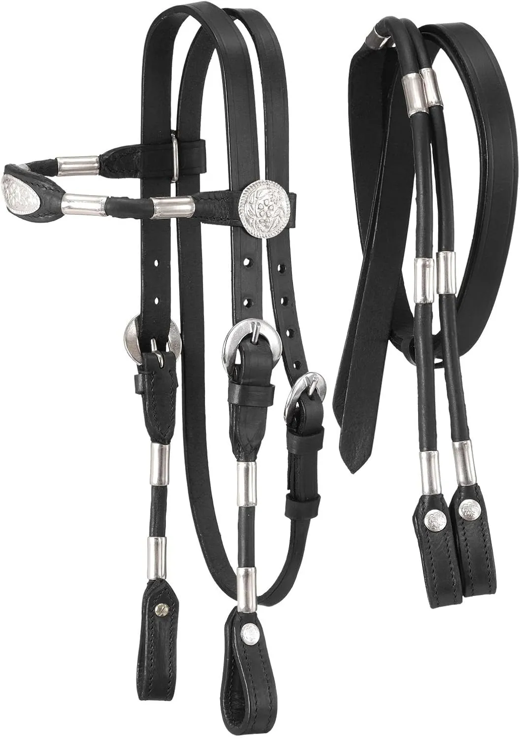 Tough 1 Miniature Poco Headstall with Reins