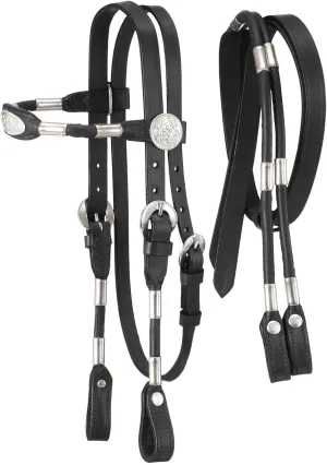 Tough 1 Miniature Poco Headstall with Reins
