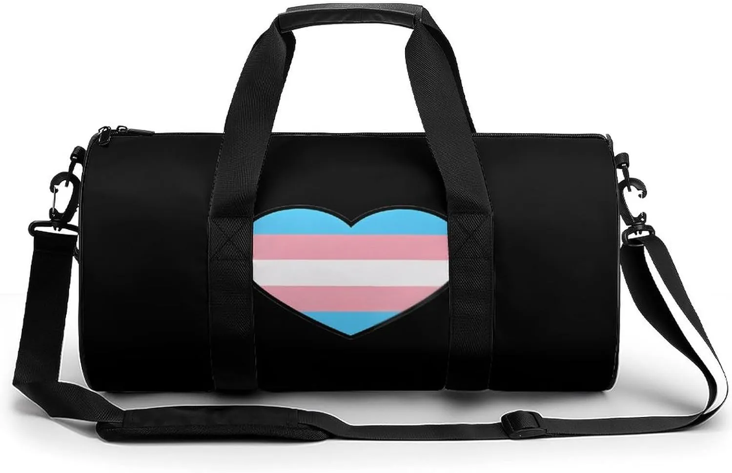 Transgender Love Gym Bag Sports Duffle Bags for Men Women Travel Swimming Fitness with Shoe And Wet Compartment