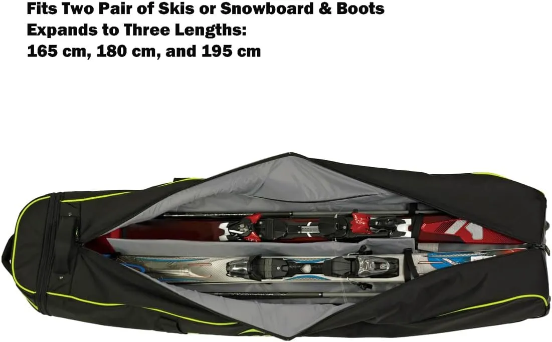 TRANSPACK SKI VAULT PRO Unisex Padded Straps Heavy-Duty Water-Resistant Boot & Ski Bag