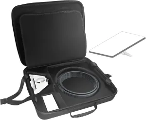 Travel Bag for Starlink Mini, Perfectly Storage Organizer Bag Fits with Dish & Kickstand & Cable & Accessories - Lightweight & Hard Shell Case Easy to Carry for Outdoor Camping and RV (New)
