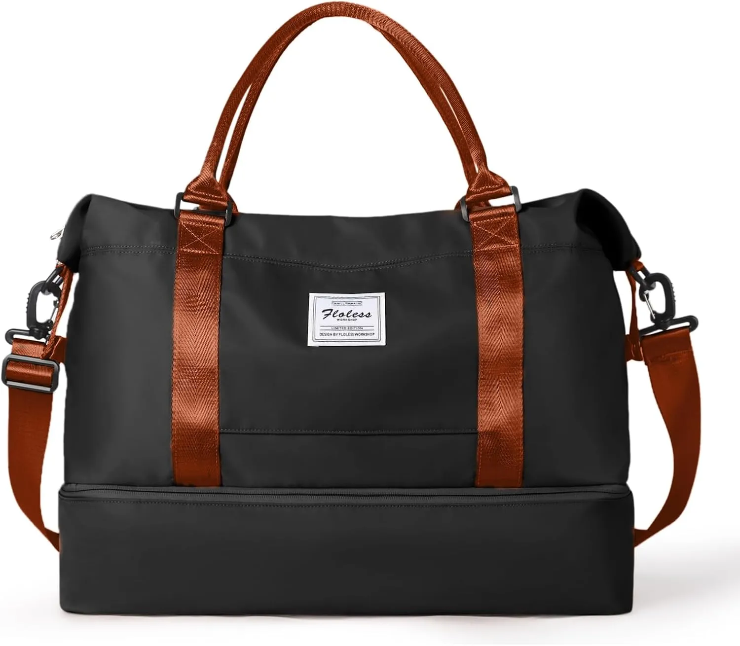 Travel Duffel Bag,Sports Tote Gym Bag,Shoulder Weekender Overnight Bag for Women