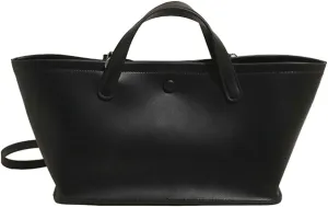 Trendy Tote Bag for Women Retro Casual Shoulder Bags PU Leather Work Handbags Satchel with Removeable Strap 2025