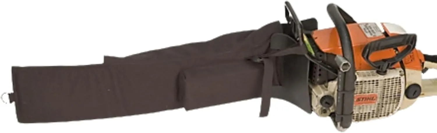 True North Gear Chainsaw Bar Cover for Wildland Firefighting with Leather Guard for Chainsaw Dogs