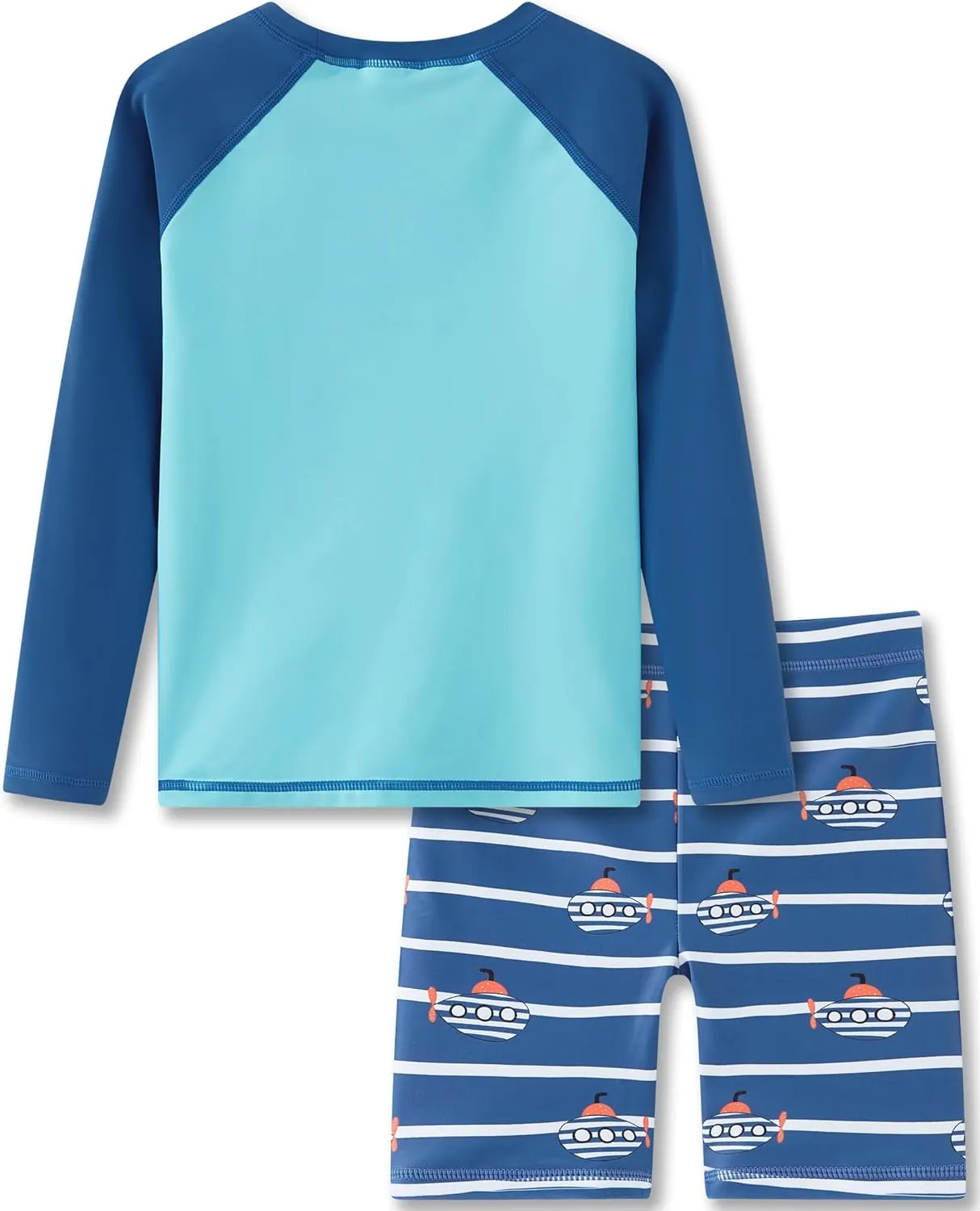 UMELOK Boys' Rash Guard Swim Set