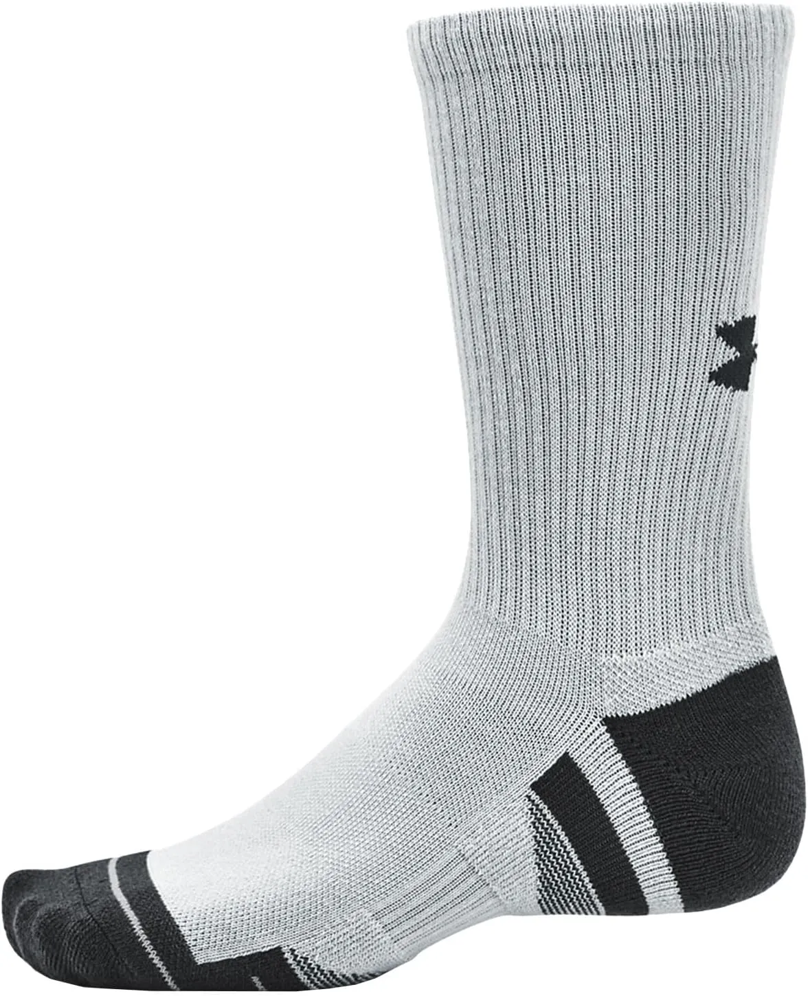Under Armour HeatGear Crew Socks, Unisex Sports Socks, 6 Pairs
