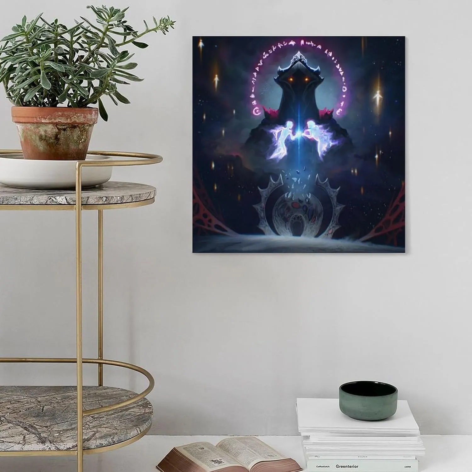 UQRUA Arcane Viktor Jayce Canvas Poster Wall Art Decor Print Picture Paintings for Living Room Bedroom Decoration 12x12inch(30x30cm)