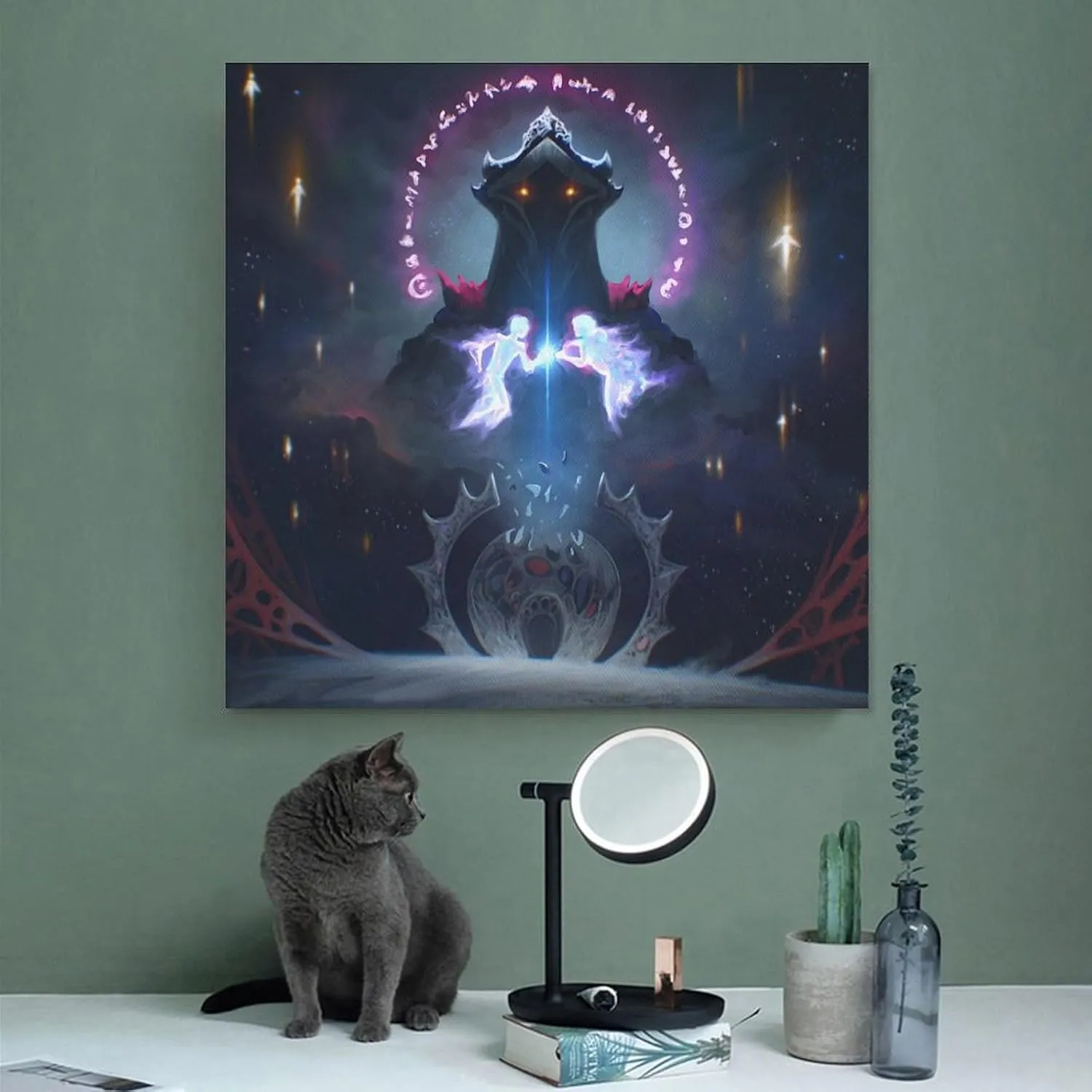 UQRUA Arcane Viktor Jayce Canvas Poster Wall Art Decor Print Picture Paintings for Living Room Bedroom Decoration 12x12inch(30x30cm)