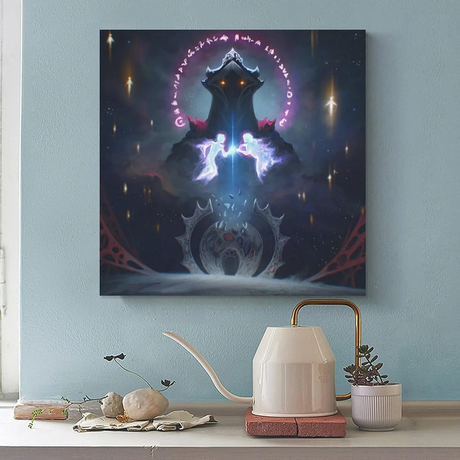 UQRUA Arcane Viktor Jayce Canvas Poster Wall Art Decor Print Picture Paintings for Living Room Bedroom Decoration 12x12inch(30x30cm)