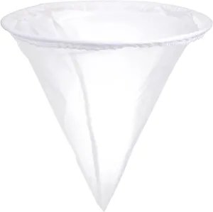 uxcell 60 Mesh Paint Filter Bag 10.6" Dia Cone Shape Nylon Strainer for Filtering Paint, Gasoline, Fuel, Home Brewing