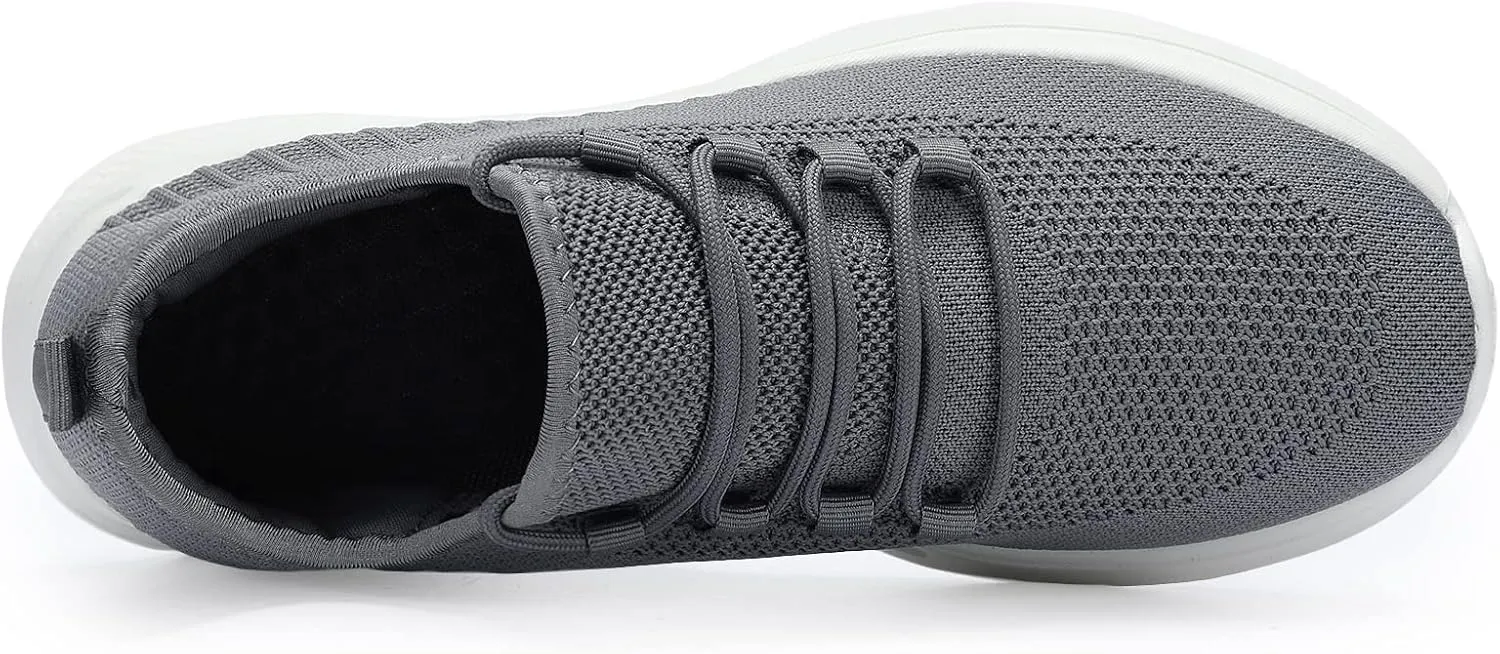VAMJAM Men's Running Shoes Fashion Sneakers Lightweight Breathable Lace Up Mesh Walking Shoes Workout Casual Sports Shoes