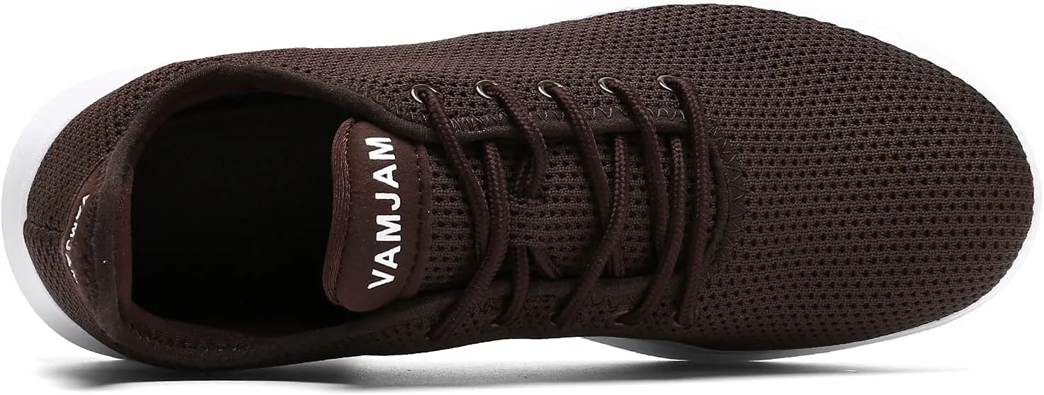VAMJAM Men's Running Shoes Ultra Lightweight Breathable Walking Shoes Fashion Sneakers Mesh Workout Casual Sports Shoes