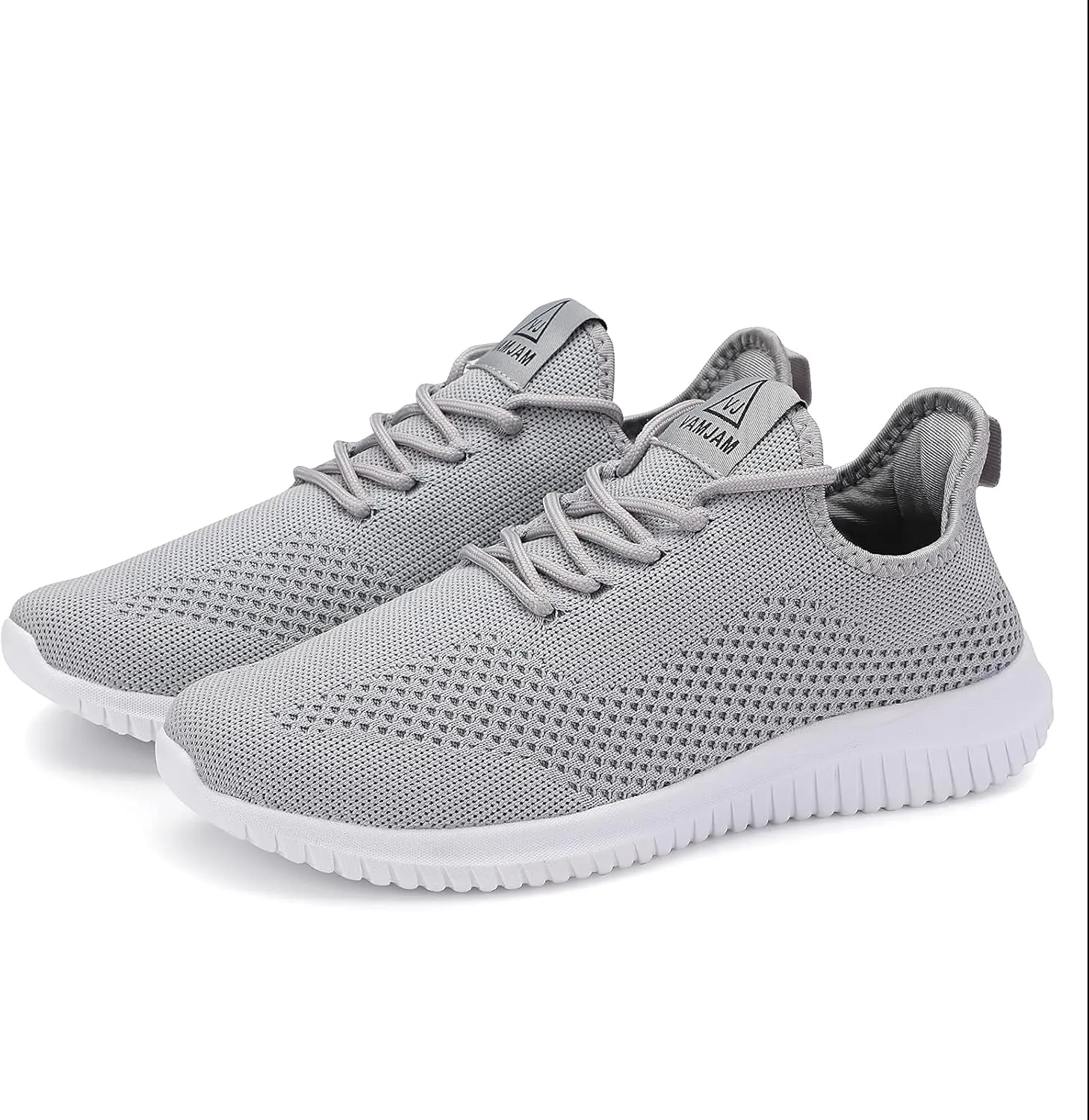 VAMJAM Men's Running Shoes Ultra Lightweight Breathable Walking Shoes Non Slip Athletic Fashion Sneakers Mesh Workout Casual Sports Shoes