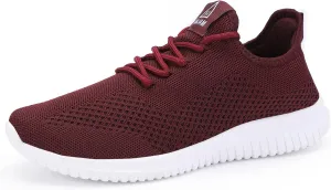 VAMJAM Men's Running Shoes Ultra Lightweight Breathable Walking Shoes Non Slip Athletic Fashion Sneakers Mesh Workout Casual Sports Shoes