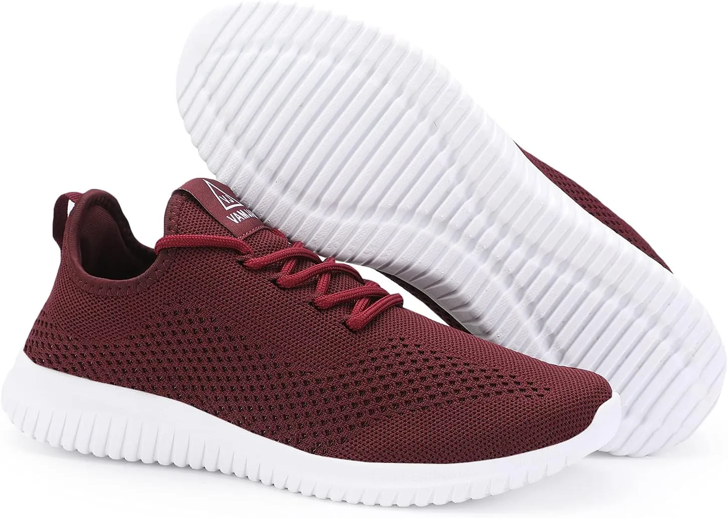 VAMJAM Men's Running Shoes Ultra Lightweight Breathable Walking Shoes Non Slip Athletic Fashion Sneakers Mesh Workout Casual Sports Shoes
