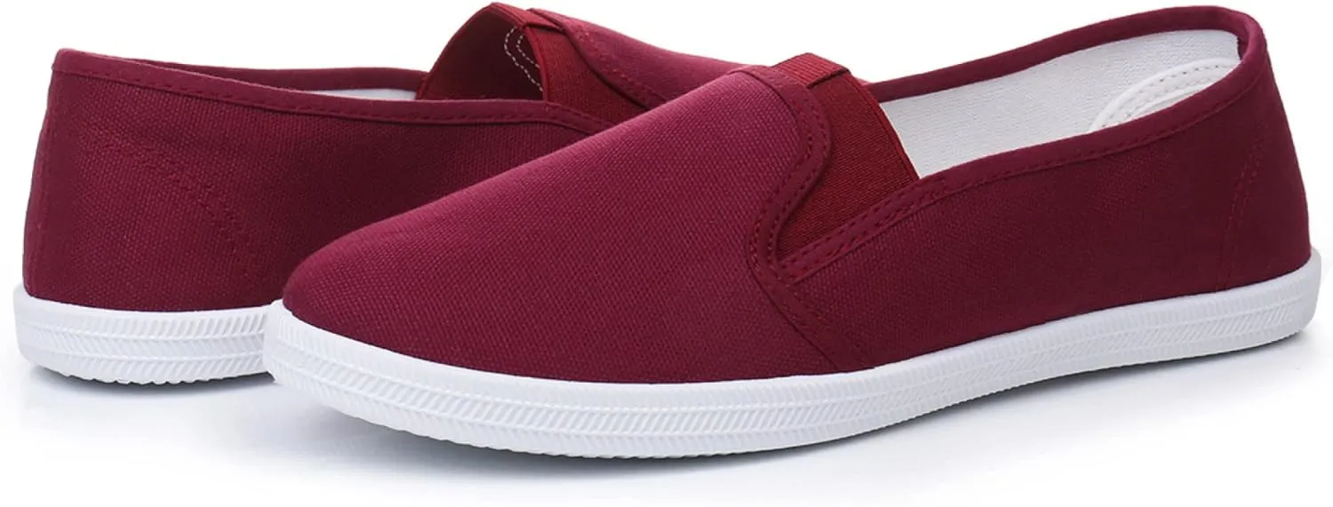 VenusCelia Women's Fortius Canvas Slip-On Sneaker