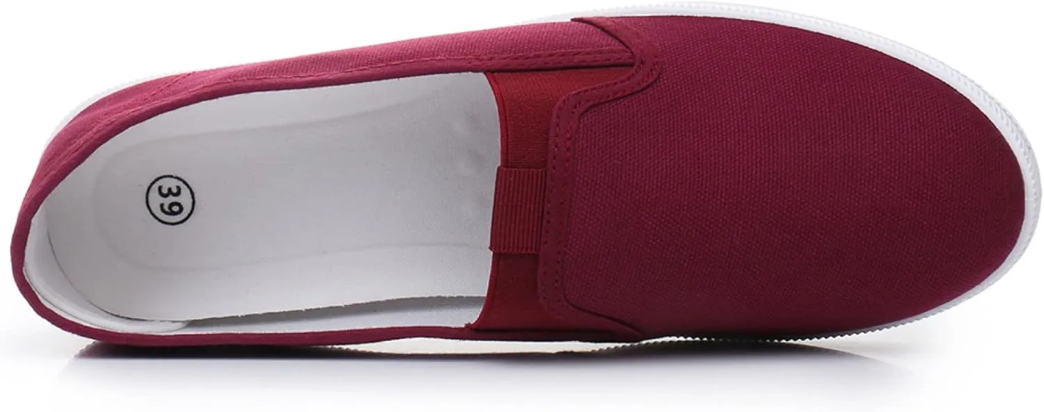 VenusCelia Women's Fortius Canvas Slip-On Sneaker