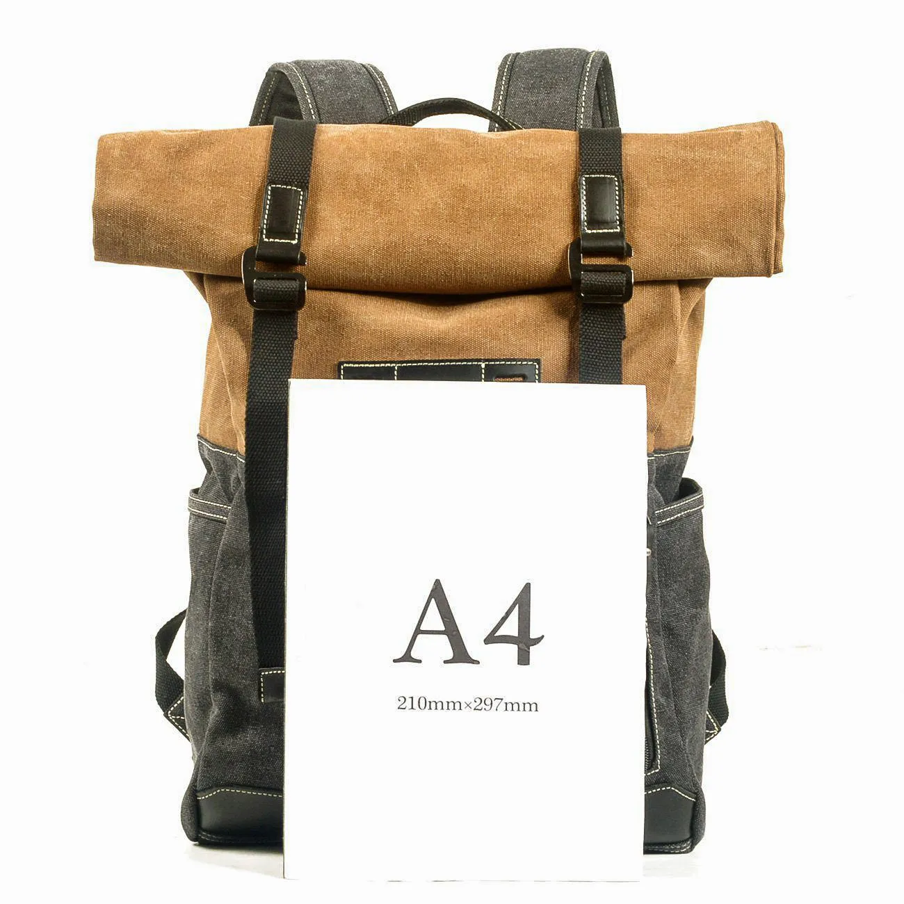 Versatile Roll Top Backpack – Durable, Adjustable Bag for Travel and Work
