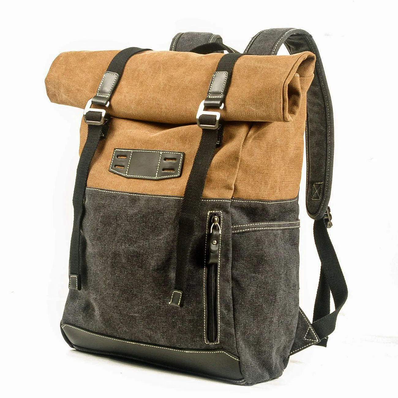 Versatile Roll Top Backpack – Durable, Adjustable Bag for Travel and Work
