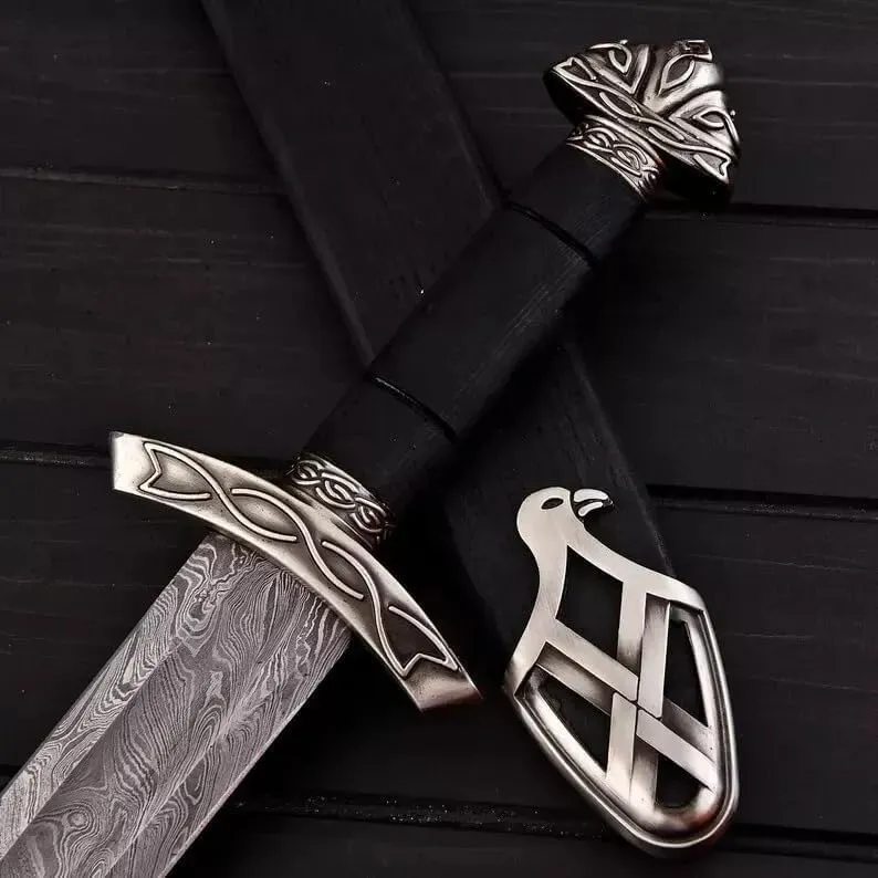 Viking Swords Vikings Sword of Kings Damascus Sword The Ragnar Sword Medieval Sword of Viking The Symbol of Kingships-Sword Gift for Men