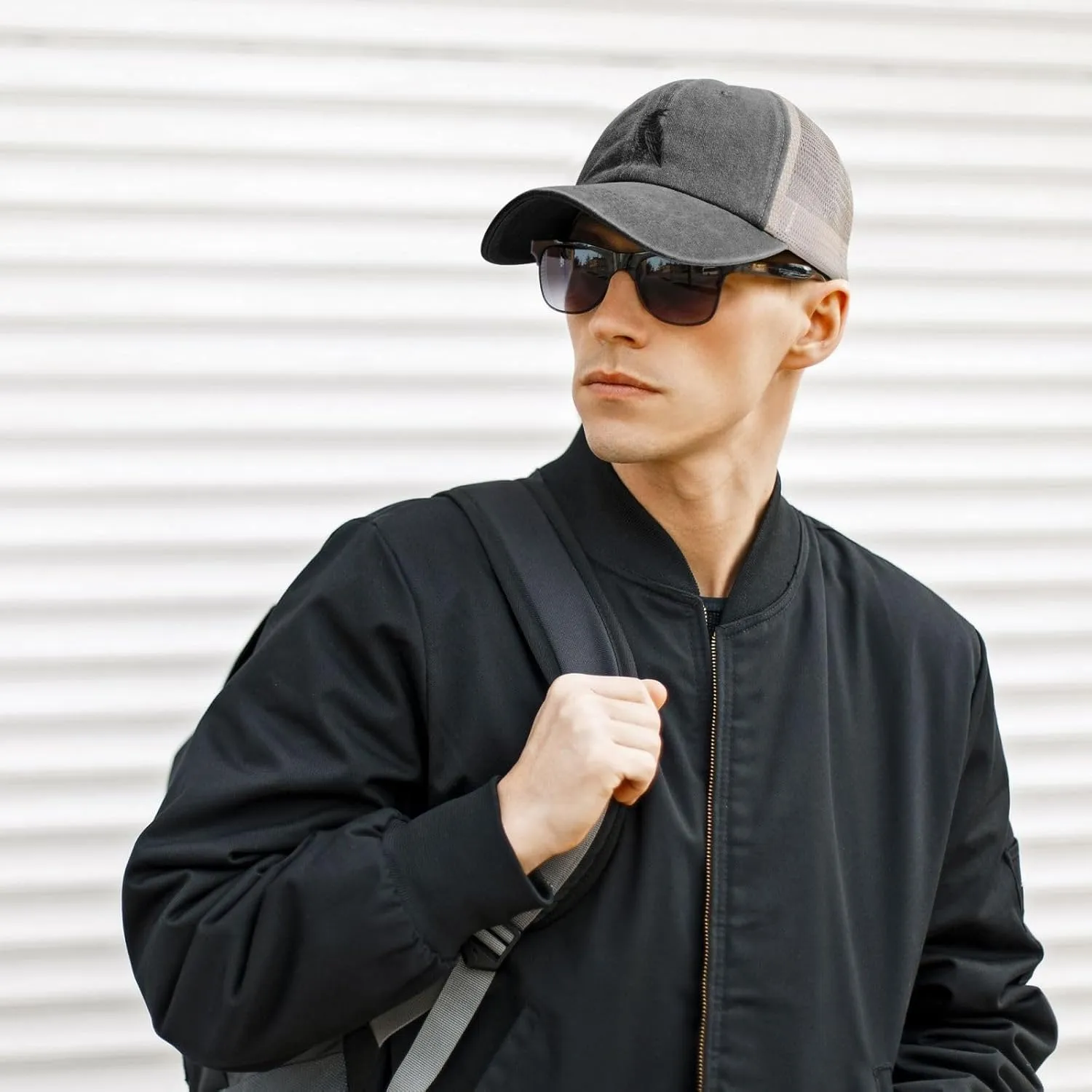 Vintage Black Raven Baseball Cap for Men Women Hats Cotton Breathable Mesh Cap