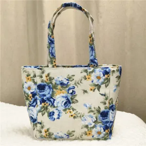 Vintage Floral Print Bag
