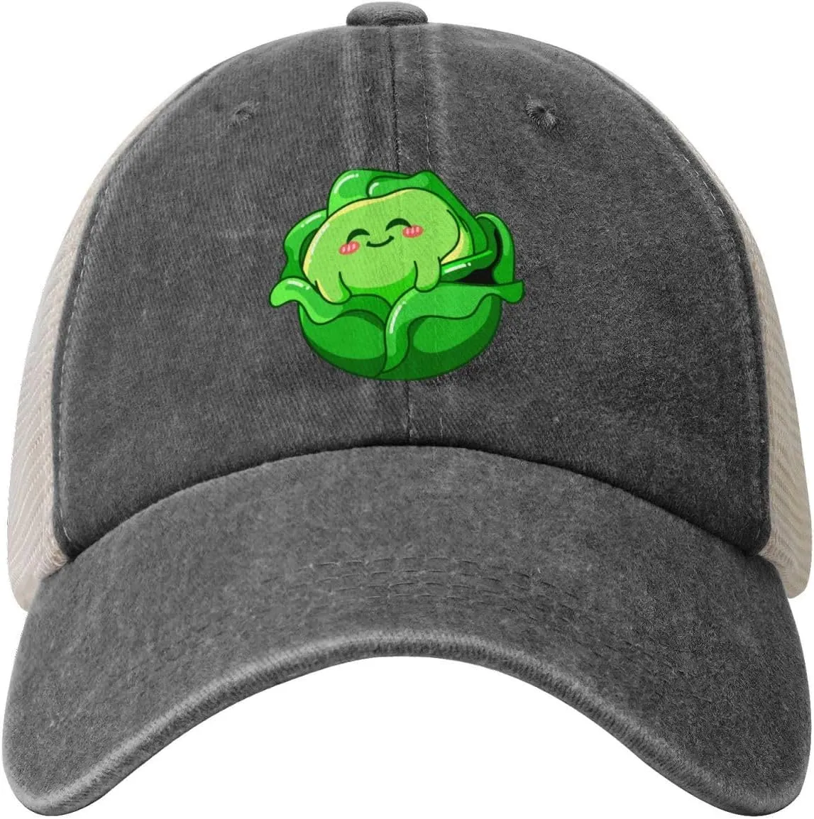 Vintage Lovely Cabbage Baseball Cap for Men Women Hats Cotton Breathable Mesh Cap