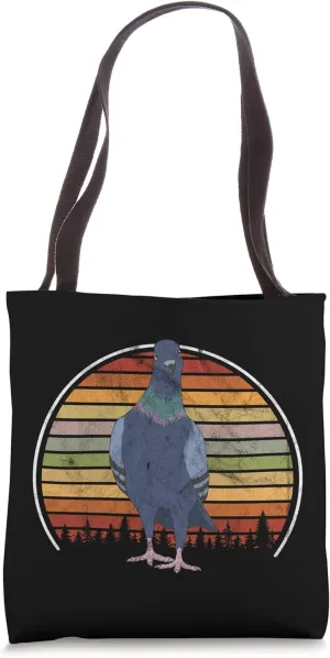 Vintage Pigeons Retro Pigeon Tote Bag