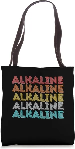 Vintage Retro Alkaline Tote Bag