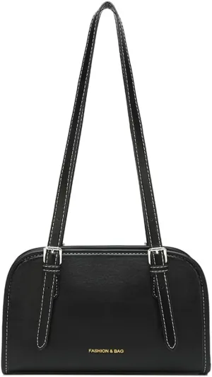 Vintage Shoulder Bags for Women Vegan Leather Hobo Handbags Y2k Purse Top Handle Tote Clutch with Adjustable Strap