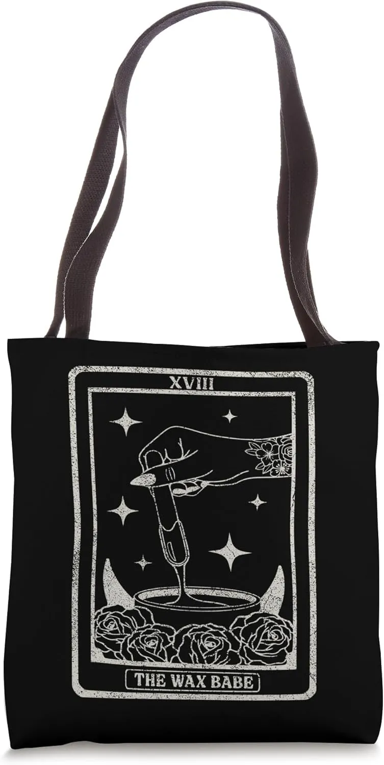 Vintage The Wax Babe Tarot Card Wax Esthetician Waxer Tote Bag
