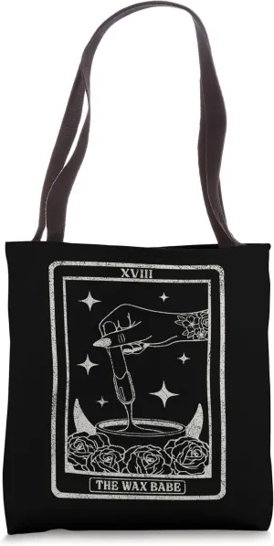 Vintage The Wax Babe Tarot Card Wax Esthetician Waxer Tote Bag