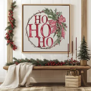 Vintage Wreath I Print on Canvas