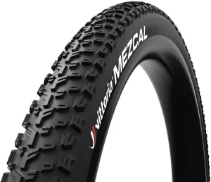 Vittoria Mezcal XC Mountain Bike Tire for Hardpack Terrain Conditions - XC-Trail TLR MTB Tire - Black