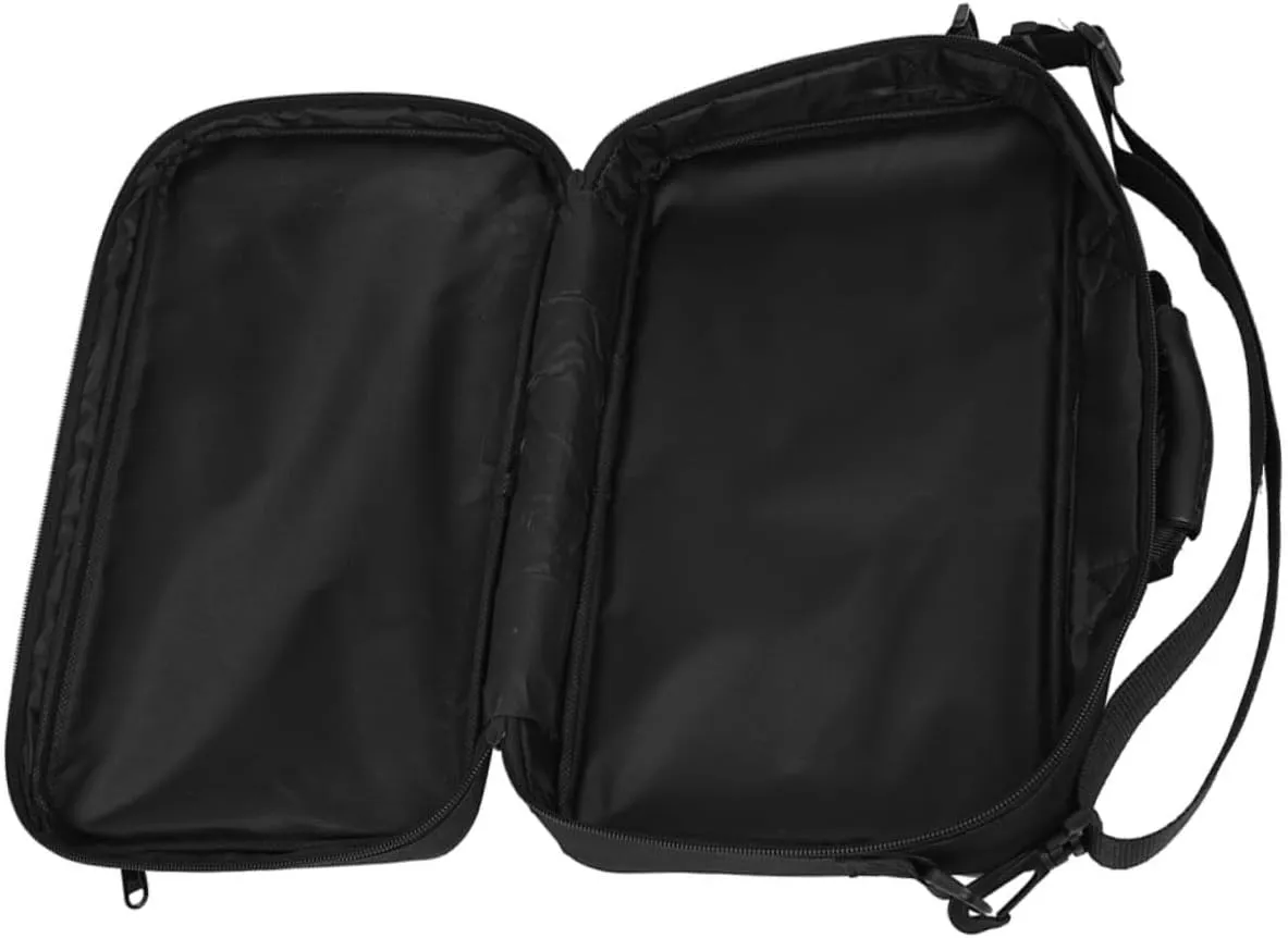 VOSAREA Storage Pouch Waterproof Duffle Bag Instrument Bag Black Oxford Compact Design