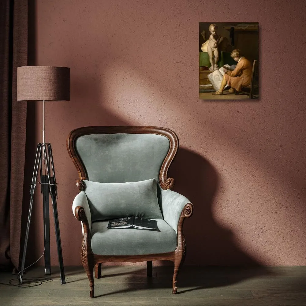 Wallerant Vaillant 15x18 Gallery Wrapped Canvas Museum Art Print Titled: A Young Artist