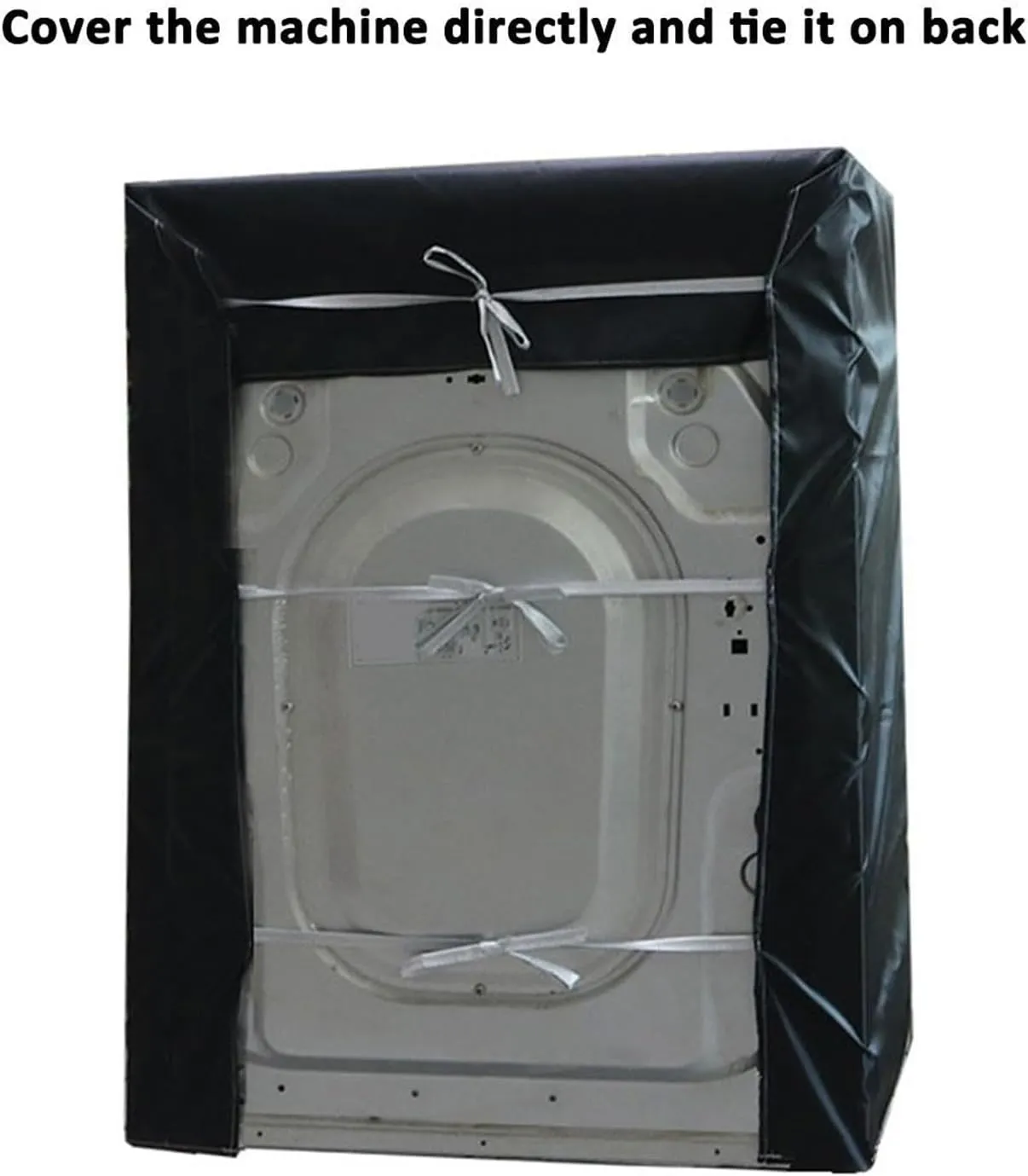 Washer and Dryer Covers, Portable Washing Machine Cover Fit for Most Top Load Machine, All Weather Protection (60 x 60 x 88cm)