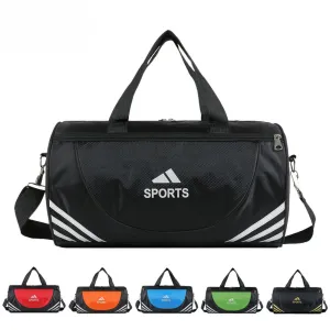 Waterproof Gym Bags - Large Capacity Nylon Handbag for Men & Women, Ideal for Sports & Travel