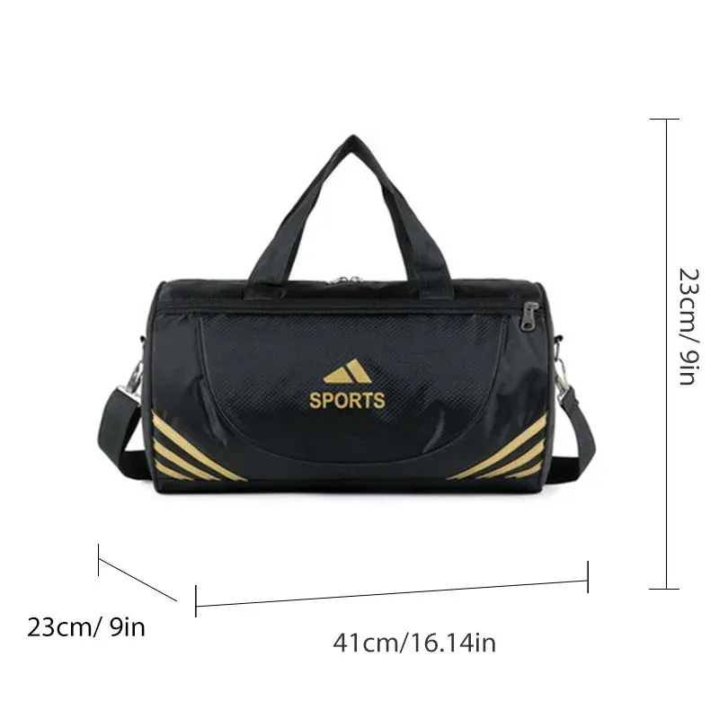 Waterproof Gym Bags - Large Capacity Nylon Handbag for Men & Women, Ideal for Sports & Travel