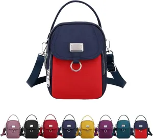 Waterproof Women Crossbody Bag Elegant Oxford Messenger Bags Simple for Work, Multi-pocket Storage Shoulder Handbag