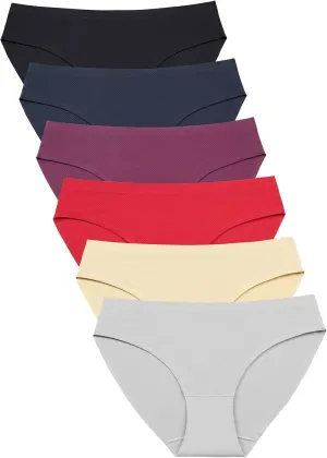 Wealurre Breathable Underwear Women Seamless Bikini Nylon Spandex Mesh Panties