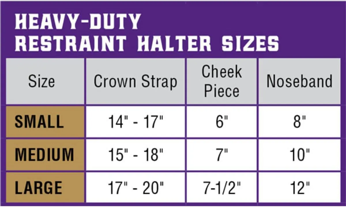 Weaver Leather Heavy-Duty Restraint Halter