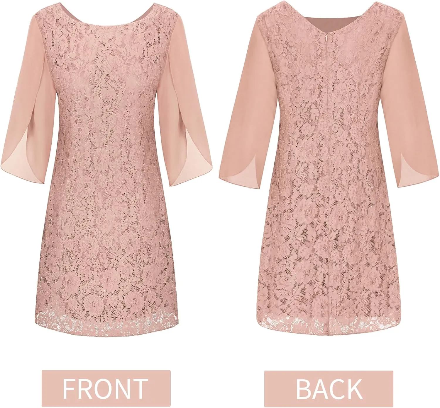 Wedding Guest Cocktail & Formal Dresses for Women - Lace Sequin Prom Evening Dress