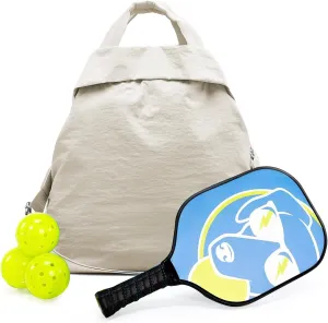 wepadre Pickleball Bag Tennis Bag for Women Men Tennis Racket Bag Crossbody Pickleball Bags for Women