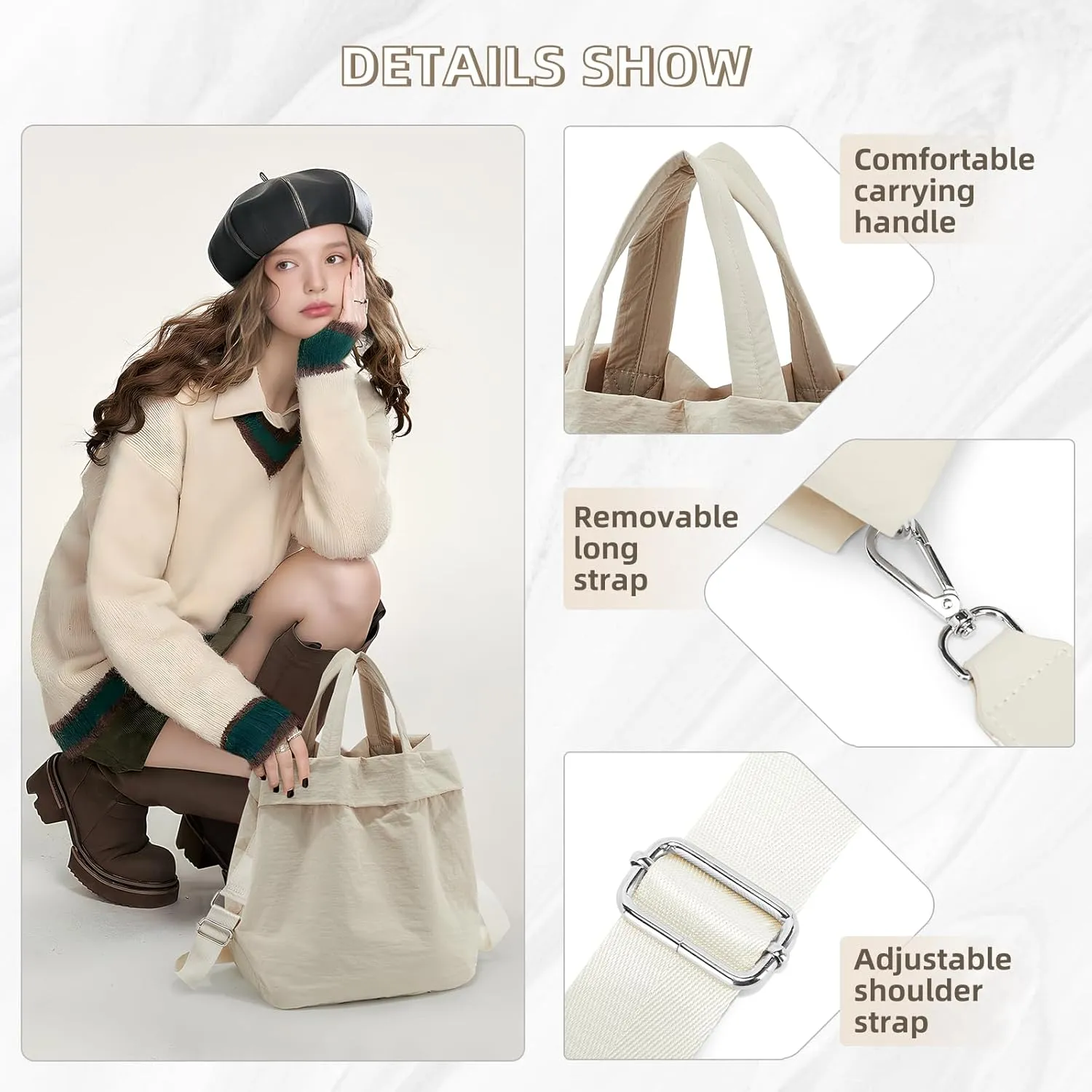 wepadre Pickleball Bag Tennis Bag for Women Men Tennis Racket Bag Crossbody Pickleball Bags for Women