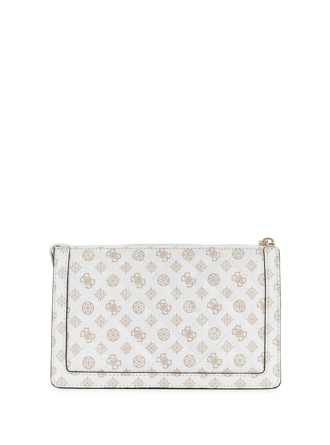 White Logo Abey Multi Compartment Shoulder Bag